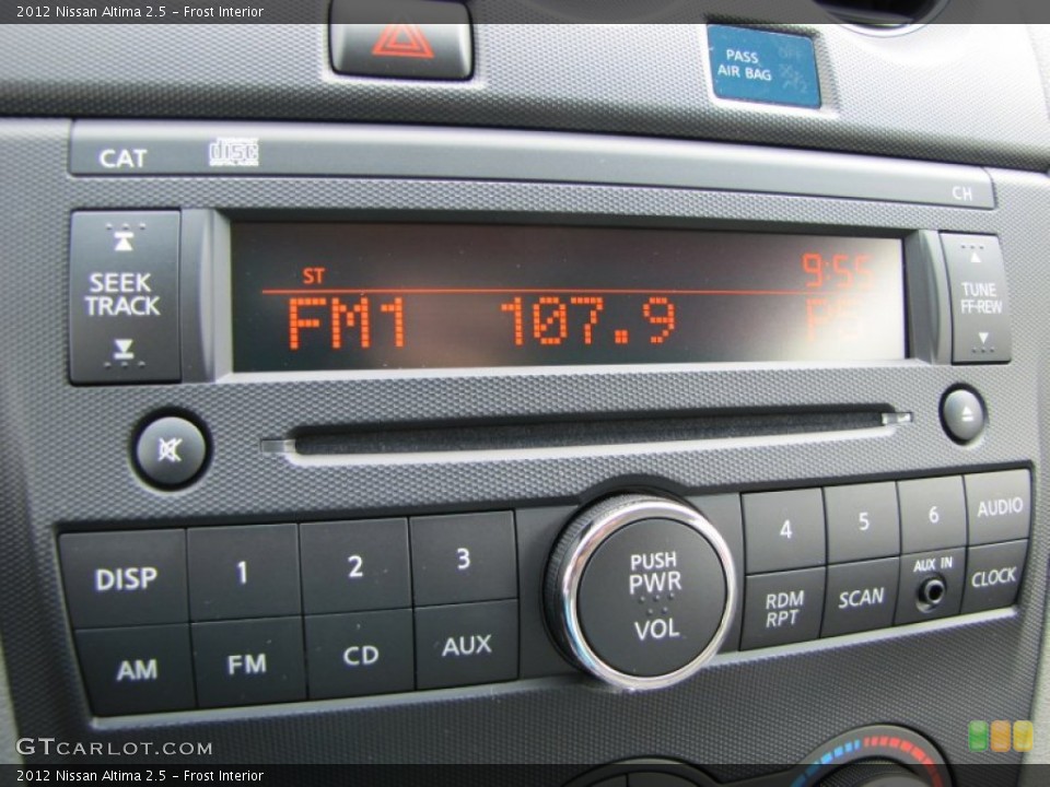 Frost Interior Controls for the 2012 Nissan Altima 2.5 #52138732