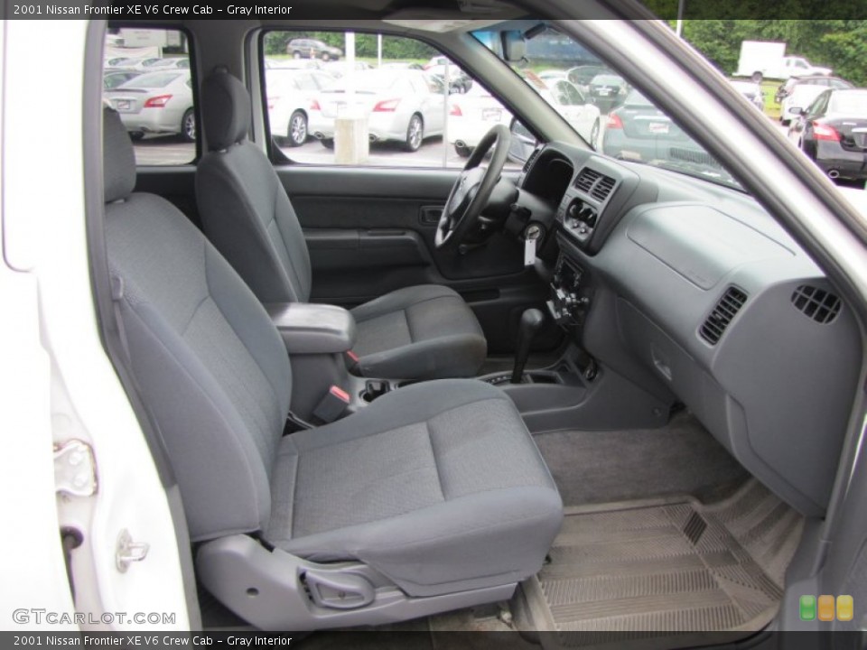 Gray Interior Photo for the 2001 Nissan Frontier XE V6 Crew Cab #52138999