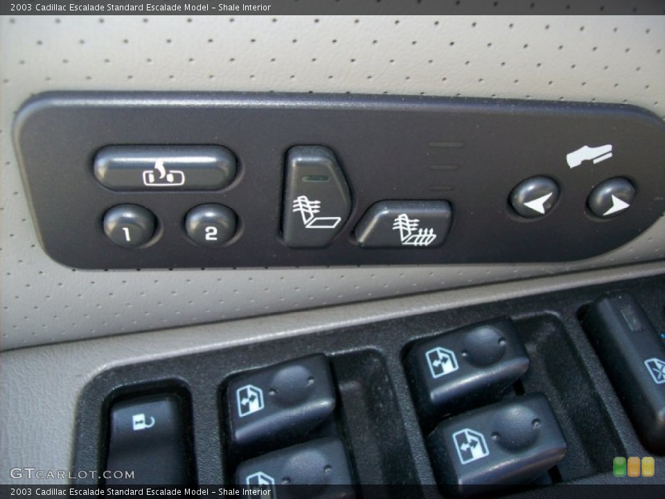 Shale Interior Controls for the 2003 Cadillac Escalade  #52139392