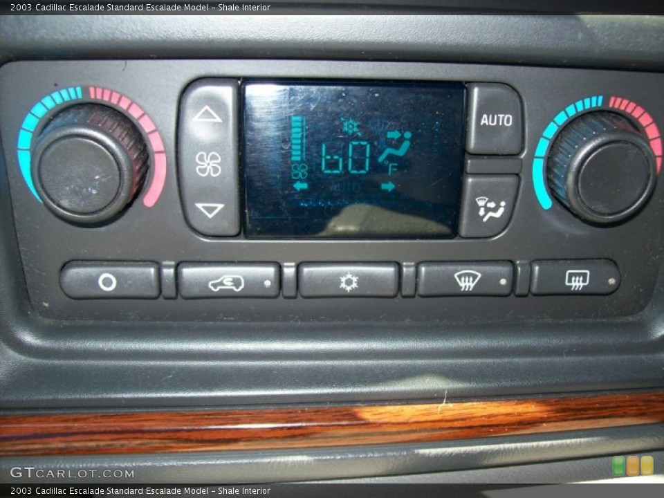 Shale Interior Controls for the 2003 Cadillac Escalade  #52139512