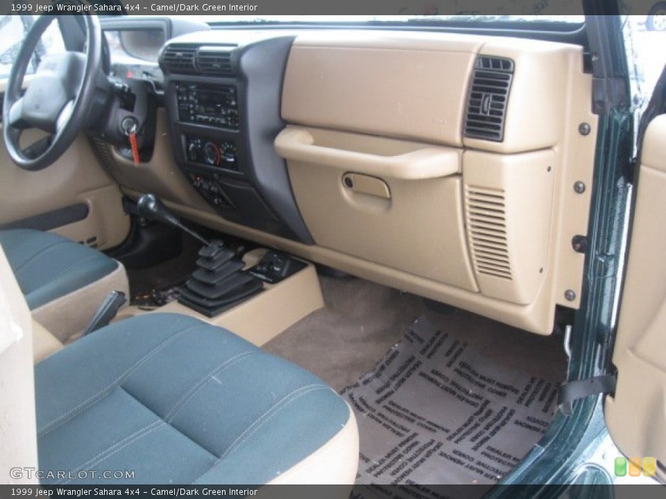Camel/Dark Green Interior Photo for the 1999 Jeep Wrangler Sahara 4x4 #52140802