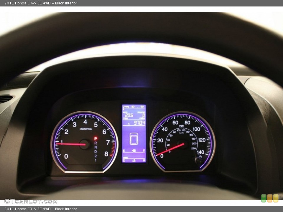 Black Interior Gauges for the 2011 Honda CR-V SE 4WD #52141633