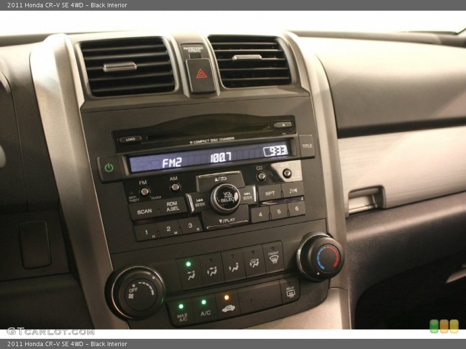 Black Interior Controls for the 2011 Honda CR-V SE 4WD #52141648