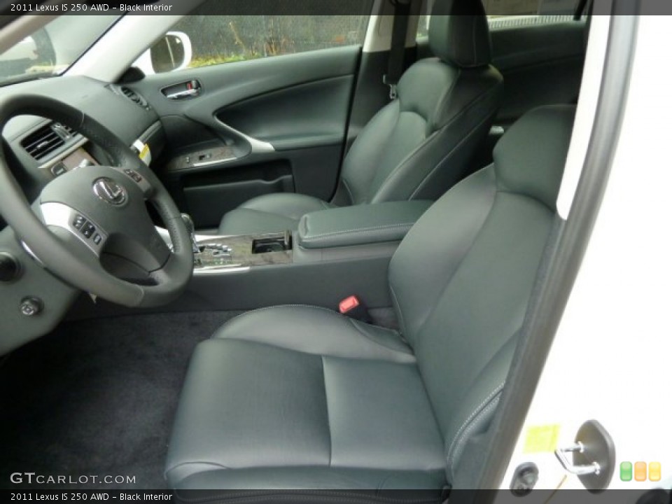 Black Interior Photo for the 2011 Lexus IS 250 AWD #52141863
