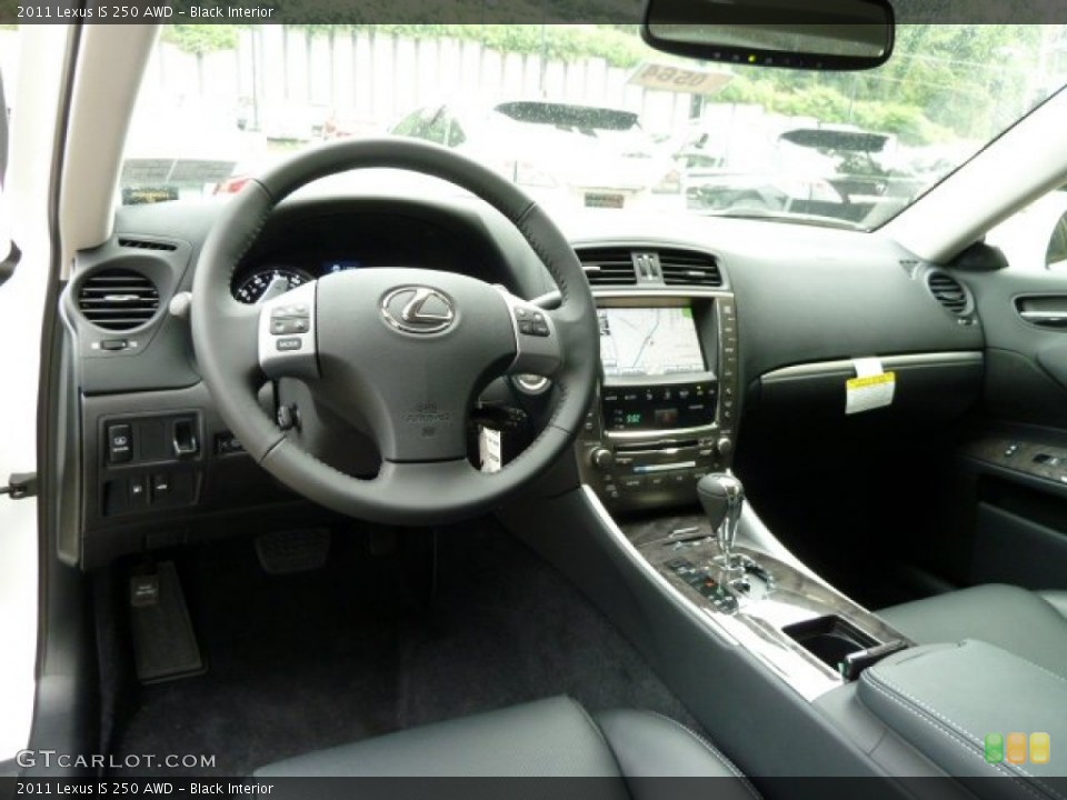 Black Interior Photo for the 2011 Lexus IS 250 AWD #52141888