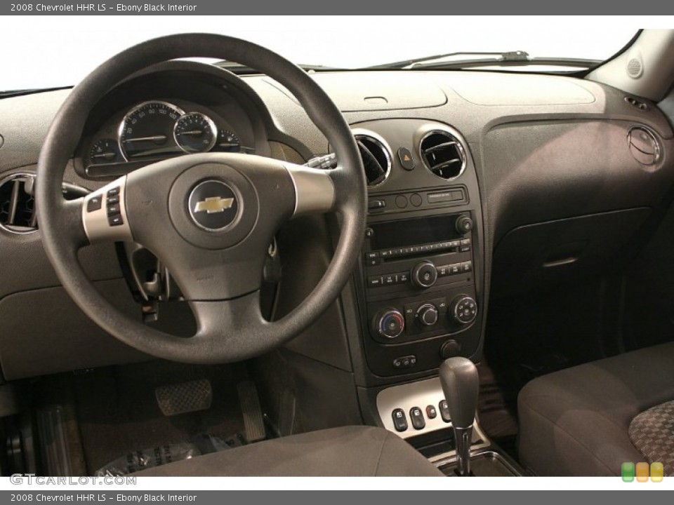 Ebony Black Interior Dashboard for the 2008 Chevrolet HHR LS #52142224