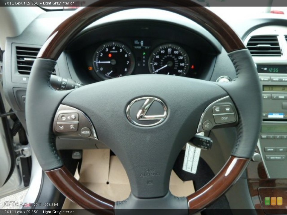 Light Gray Interior Steering Wheel for the 2011 Lexus ES 350 #52142245
