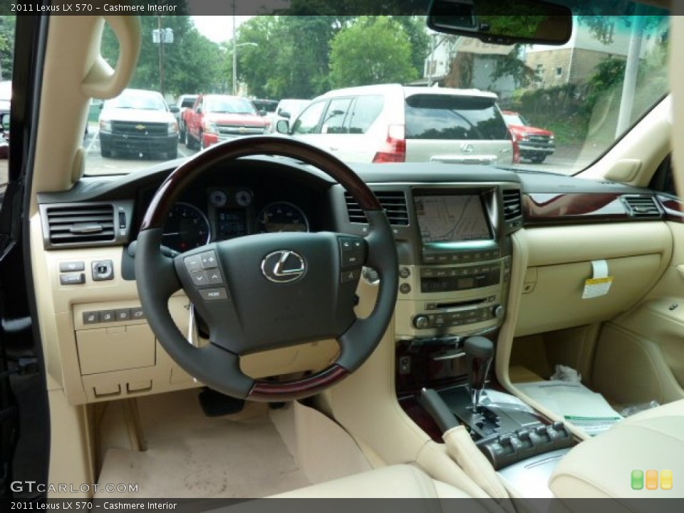 Cashmere Interior Dashboard for the 2011 Lexus LX 570 #52142476