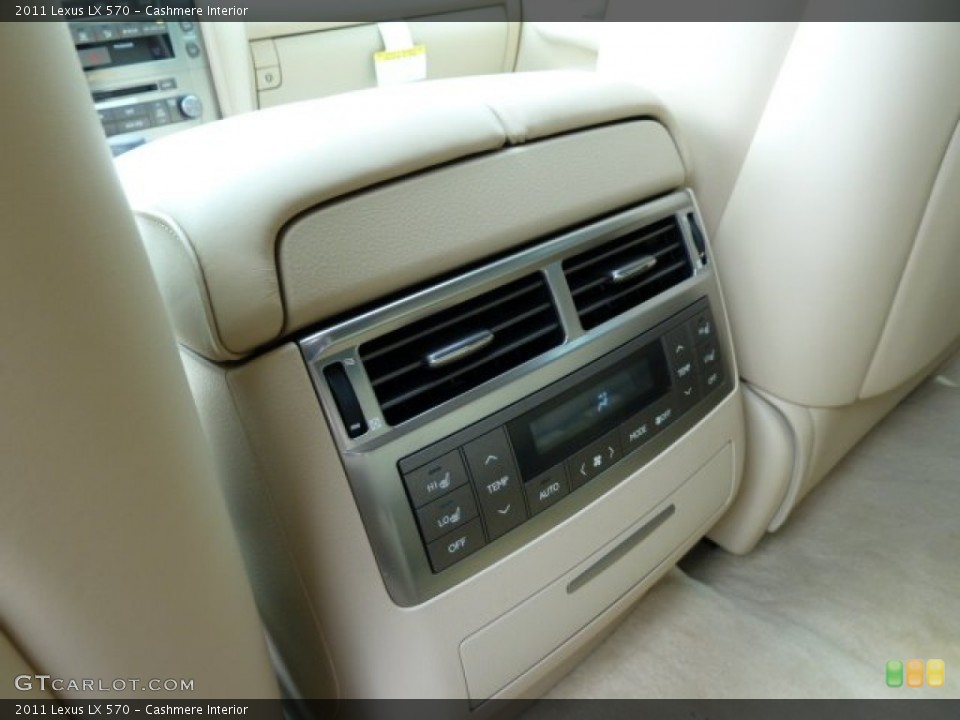 Cashmere Interior Controls for the 2011 Lexus LX 570 #52142494