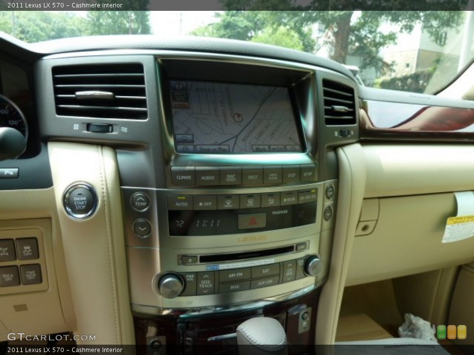 Cashmere Interior Controls for the 2011 Lexus LX 570 #52142554
