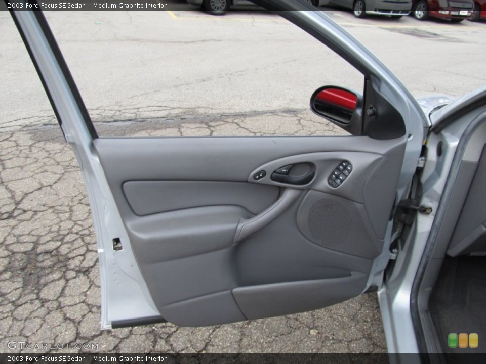 Medium Graphite Interior Door Panel for the 2003 Ford Focus SE Sedan #52142698