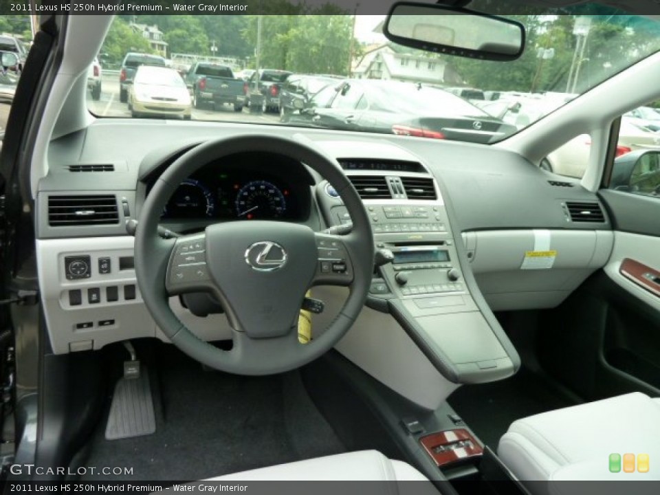 Water Gray Interior Dashboard for the 2011 Lexus HS 250h Hybrid Premium #52142749