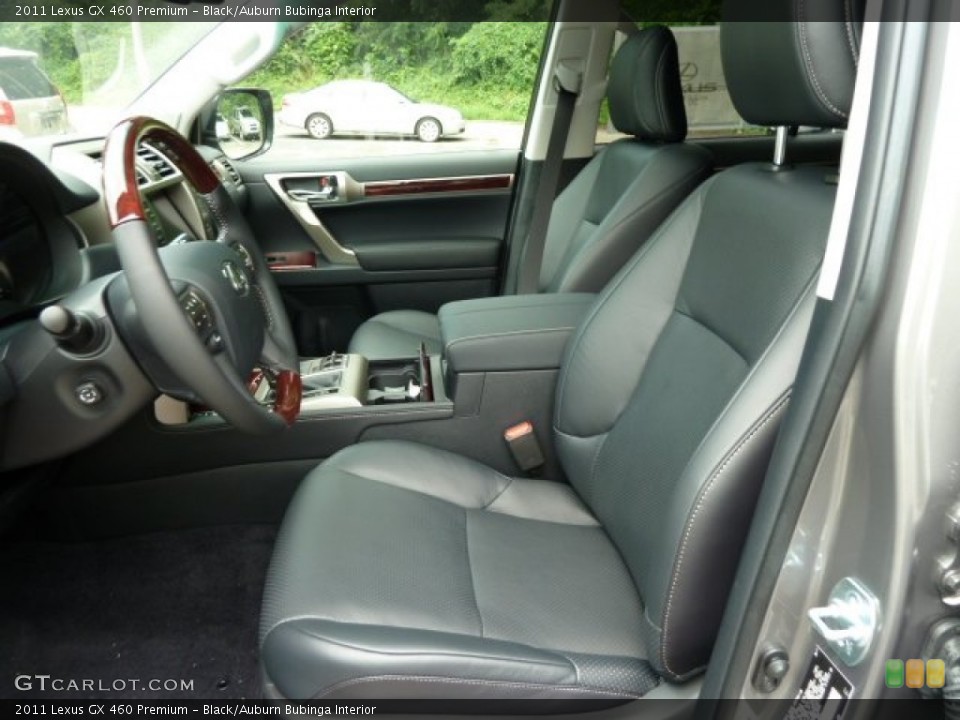 Black/Auburn Bubinga Interior Photo for the 2011 Lexus GX 460 Premium #52143007