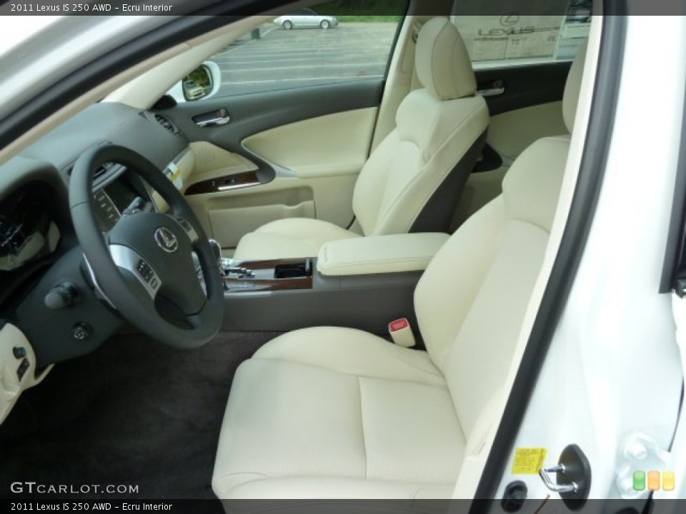 Ecru Interior Photo for the 2011 Lexus IS 250 AWD #52144780