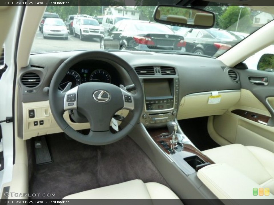 Ecru Interior Photo for the 2011 Lexus IS 250 AWD #52144798