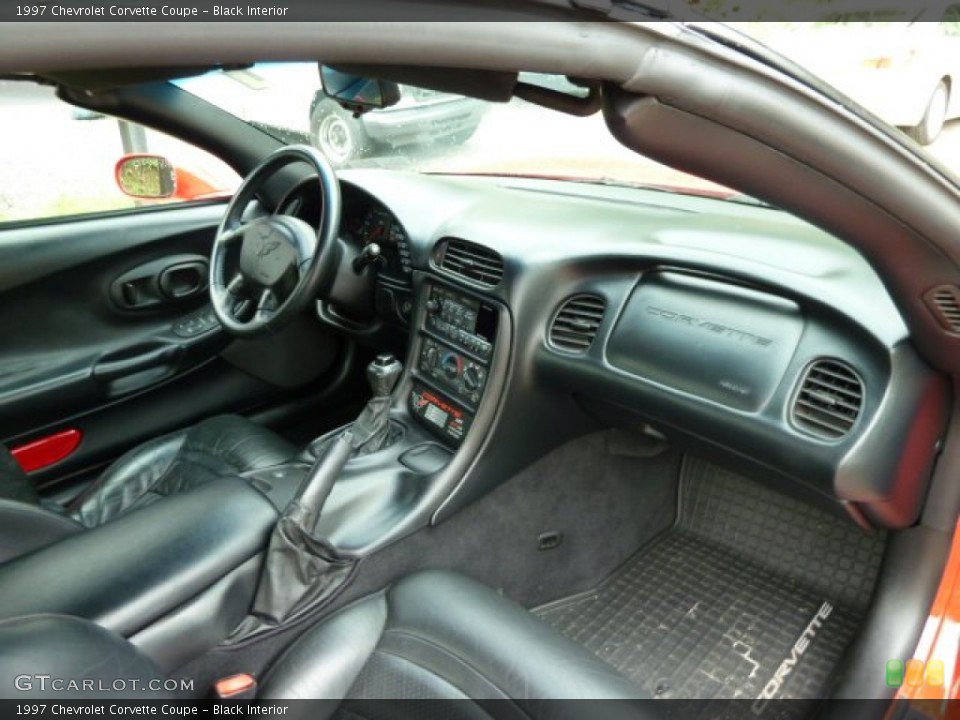Black Interior Dashboard for the 1997 Chevrolet Corvette Coupe #52145035