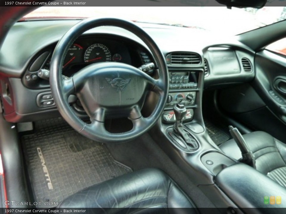 Black Interior Dashboard for the 1997 Chevrolet Corvette Coupe #52145071