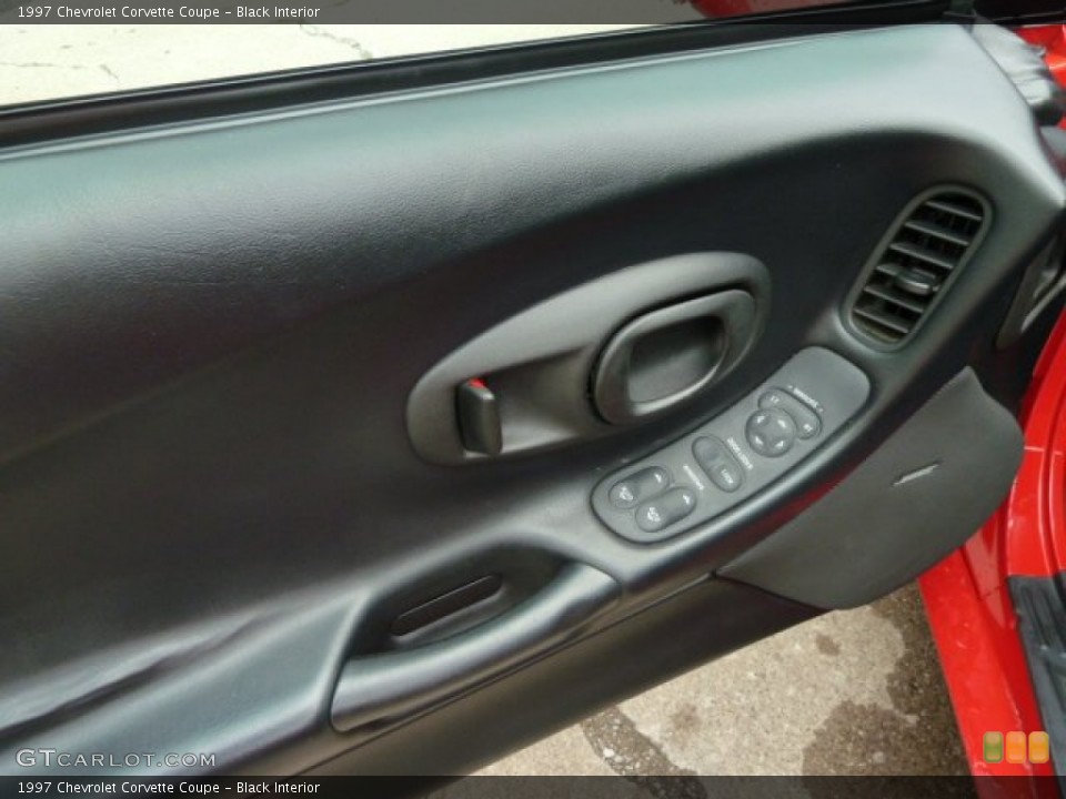 Black Interior Controls for the 1997 Chevrolet Corvette Coupe #52145095
