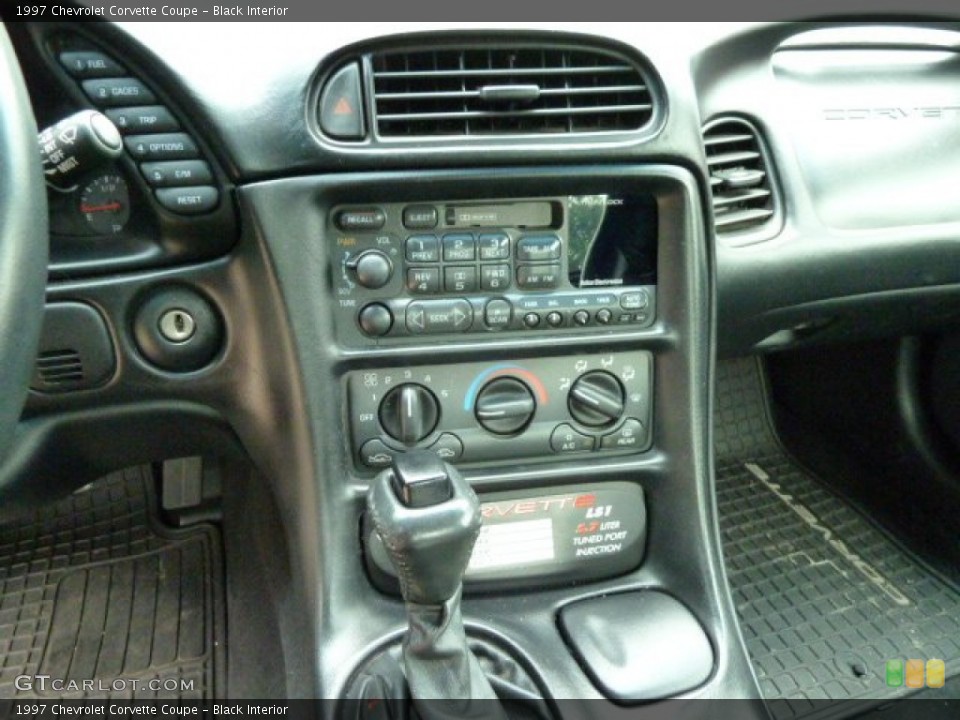 Black Interior Controls for the 1997 Chevrolet Corvette Coupe #52145131