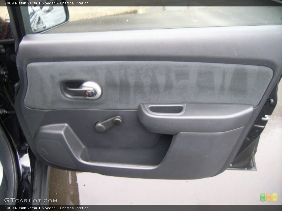 Charcoal Interior Door Panel for the 2009 Nissan Versa 1.6 Sedan #52147003