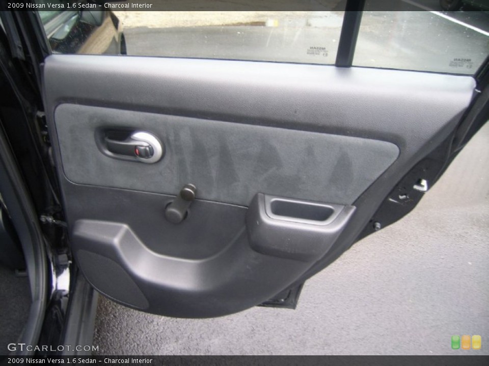 Charcoal Interior Door Panel for the 2009 Nissan Versa 1.6 Sedan #52147012