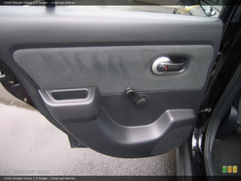 Charcoal Interior Door Panel for the 2009 Nissan Versa 1.6 Sedan #52147021