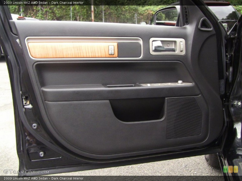Dark Charcoal Interior Door Panel for the 2009 Lincoln MKZ AWD Sedan #52147507