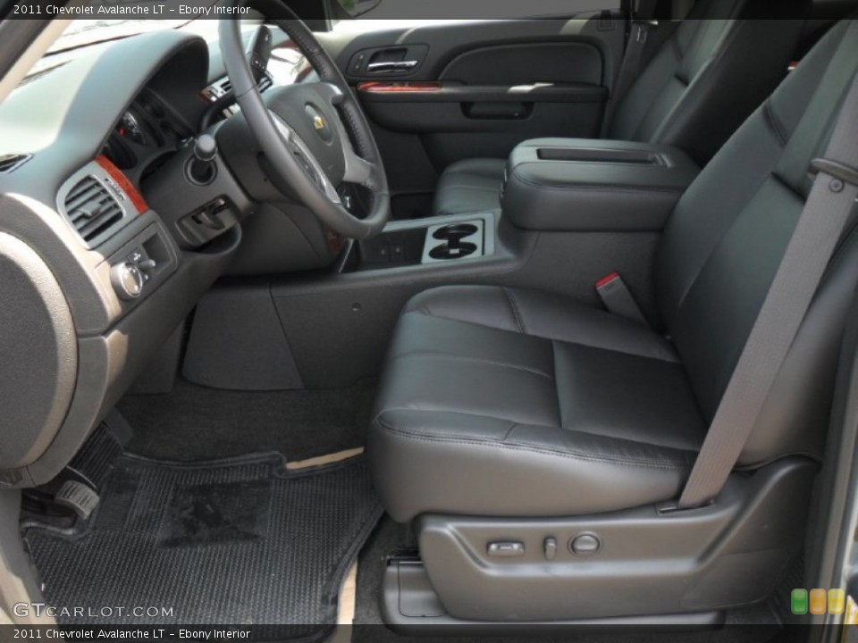 Ebony Interior Photo for the 2011 Chevrolet Avalanche LT #52148326