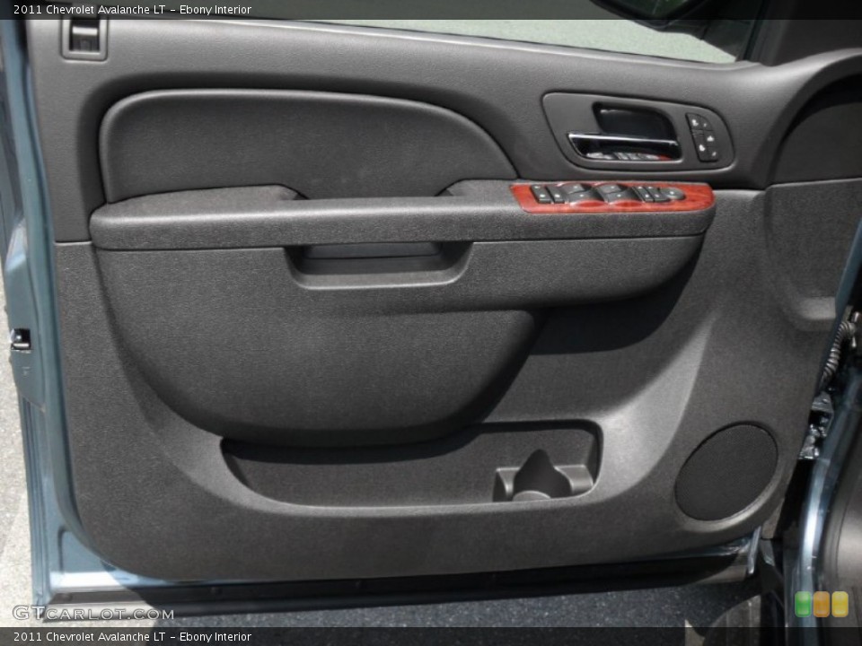 Ebony Interior Door Panel for the 2011 Chevrolet Avalanche LT #52148329