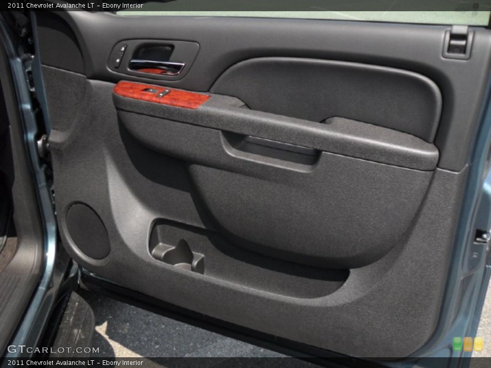 Ebony Interior Door Panel for the 2011 Chevrolet Avalanche LT #52148374
