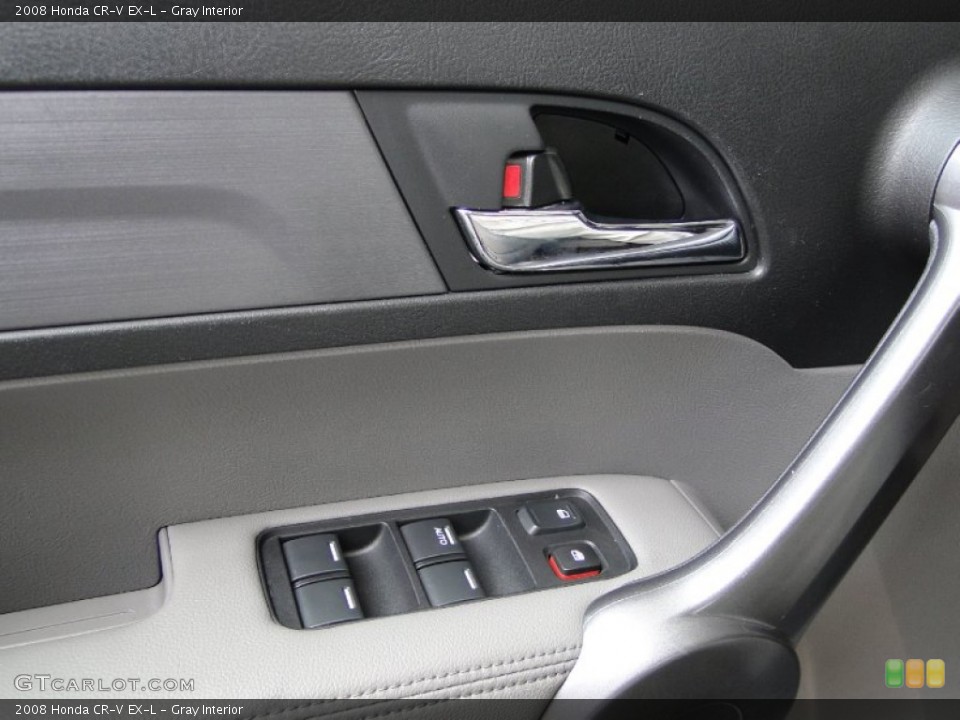 Gray Interior Controls for the 2008 Honda CR-V EX-L #52149196