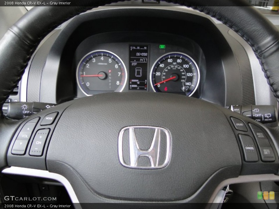 Gray Interior Steering Wheel for the 2008 Honda CR-V EX-L #52149202