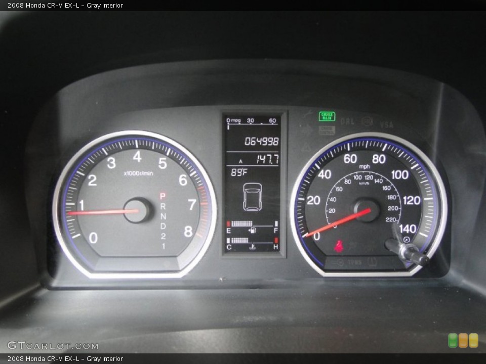 Gray Interior Gauges for the 2008 Honda CR-V EX-L #52149205