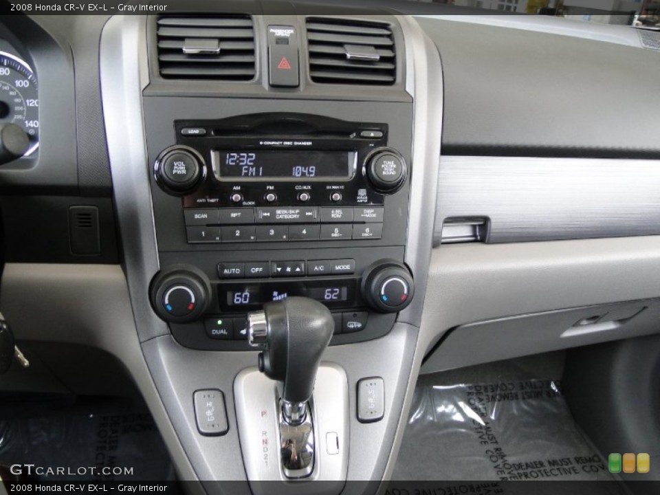Gray Interior Controls for the 2008 Honda CR-V EX-L #52149214