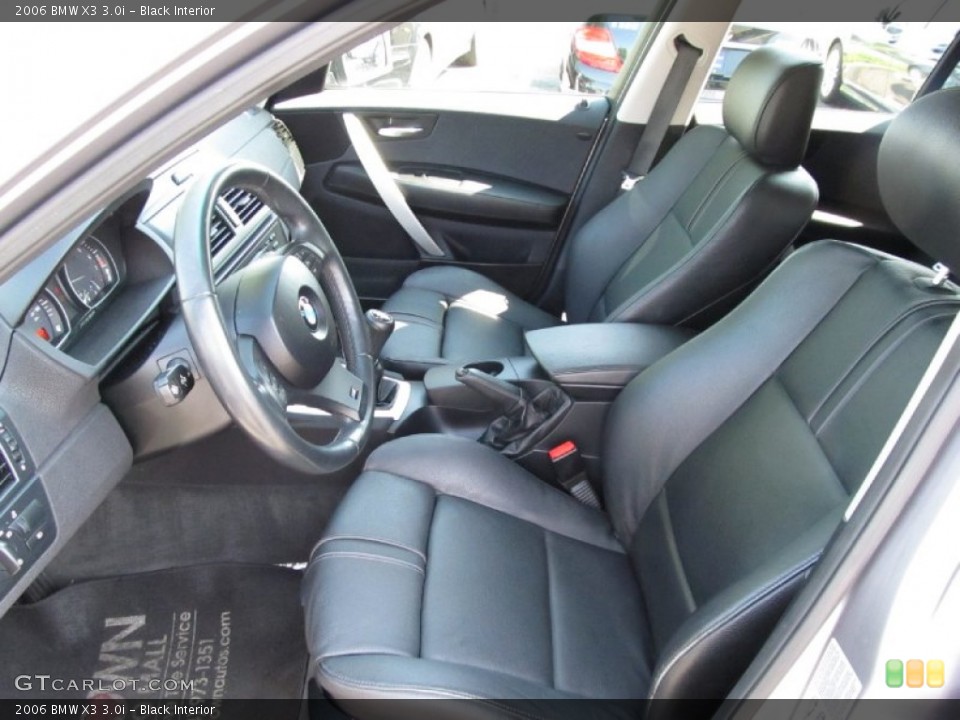Black Interior Photo for the 2006 BMW X3 3.0i #52150755