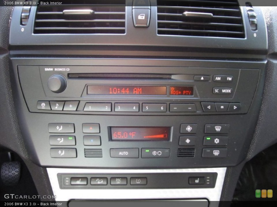 Black Interior Controls for the 2006 BMW X3 3.0i #52150818