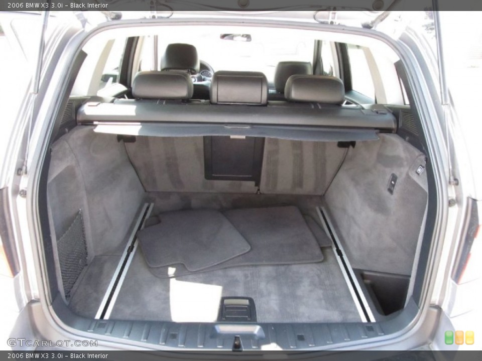 Black Interior Trunk for the 2006 BMW X3 3.0i #52150851