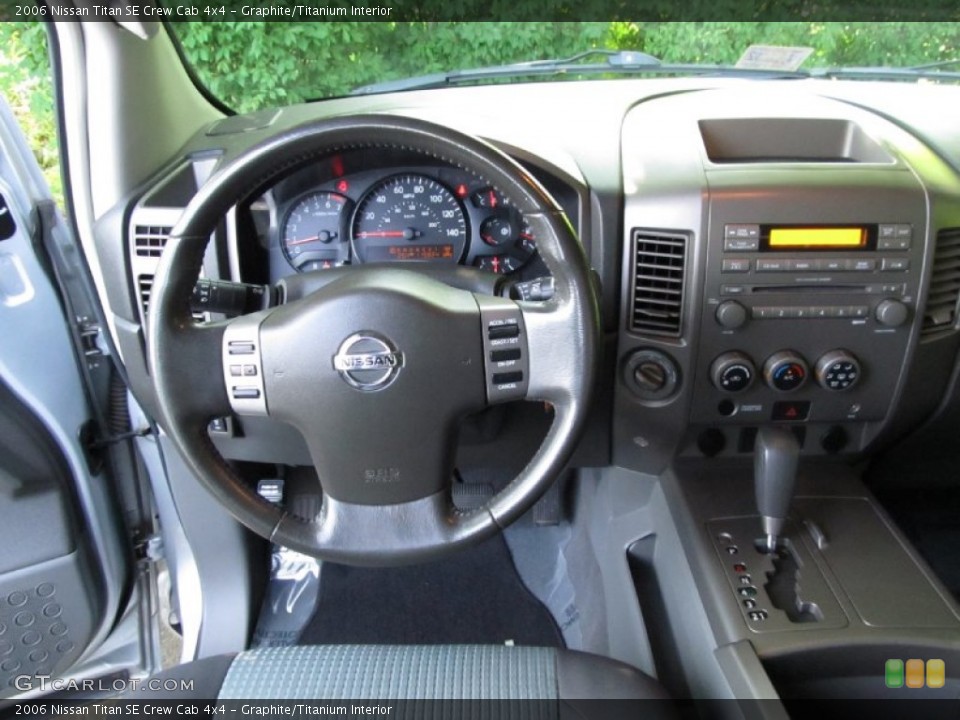 Graphite/Titanium Interior Dashboard for the 2006 Nissan Titan SE Crew Cab 4x4 #52150974