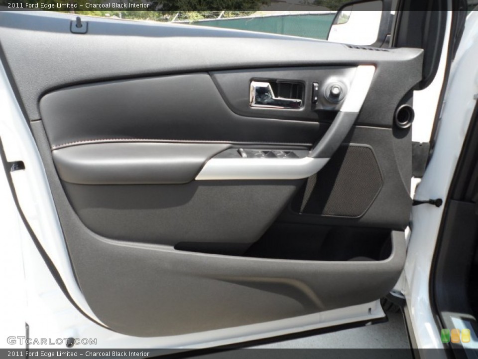 Charcoal Black Interior Door Panel for the 2011 Ford Edge Limited #52151292