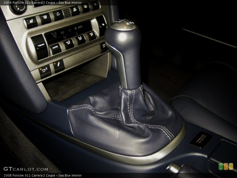 Sea Blue Interior Transmission for the 2008 Porsche 911 Carrera S Coupe #52152747