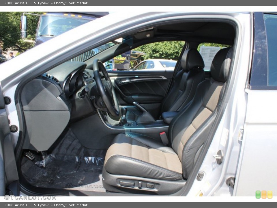 Ebony/Silver Interior Photo for the 2008 Acura TL 3.5 Type-S #52154190