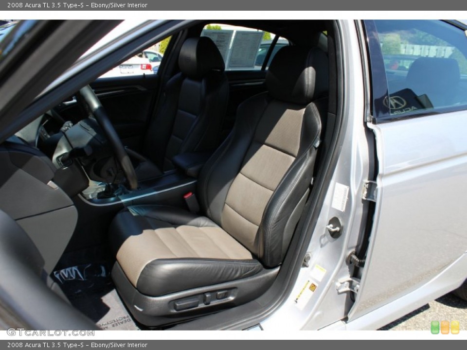 Ebony/Silver Interior Photo for the 2008 Acura TL 3.5 Type-S #52154205