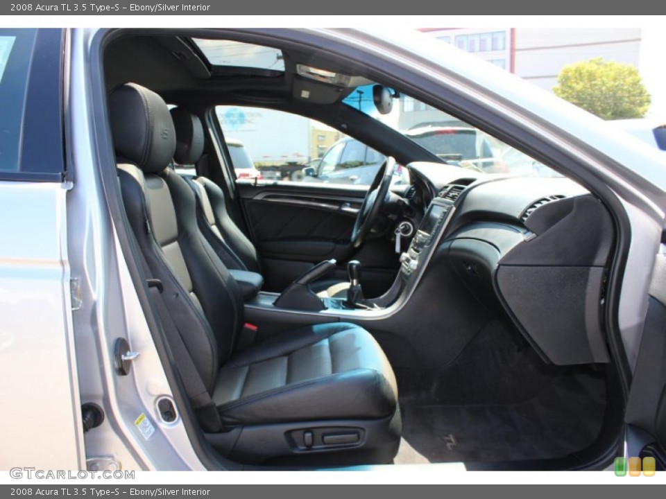 Ebony/Silver Interior Photo for the 2008 Acura TL 3.5 Type-S #52154460