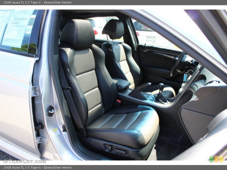 Ebony/Silver Interior Photo for the 2008 Acura TL 3.5 Type-S #52154481