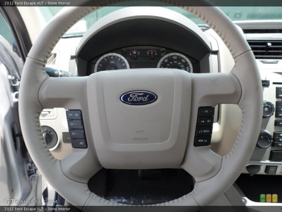 Stone Interior Steering Wheel for the 2012 Ford Escape XLT #52154880