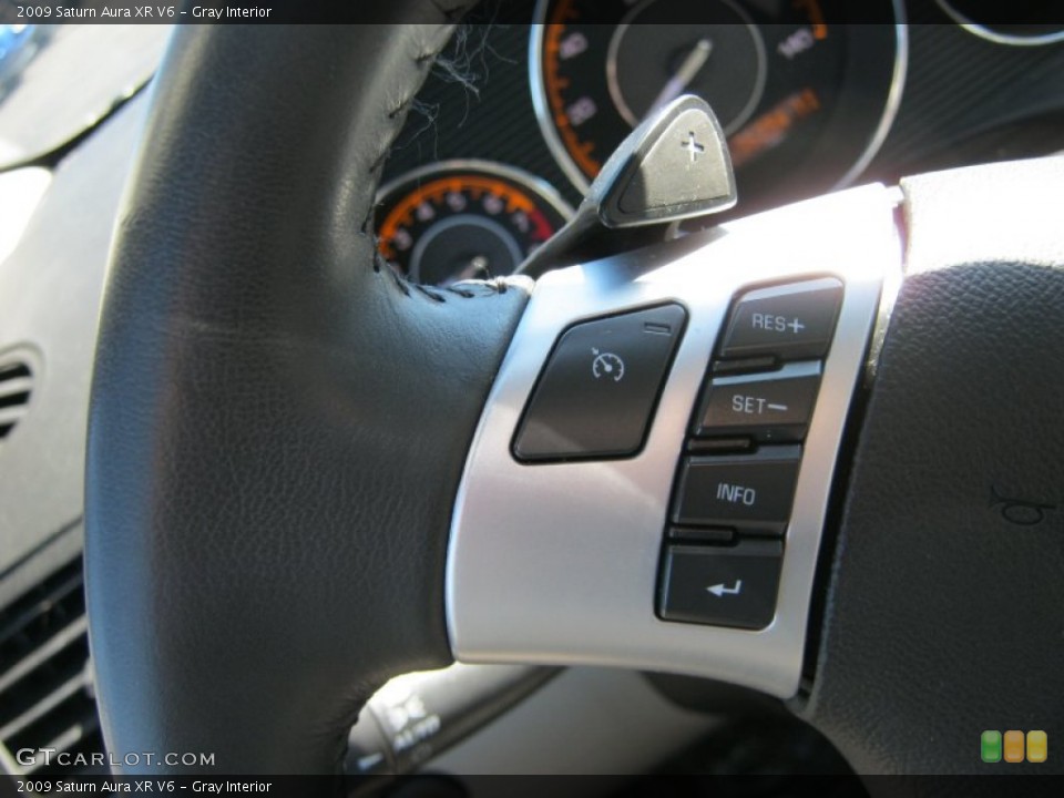 Gray Interior Controls for the 2009 Saturn Aura XR V6 #52155168