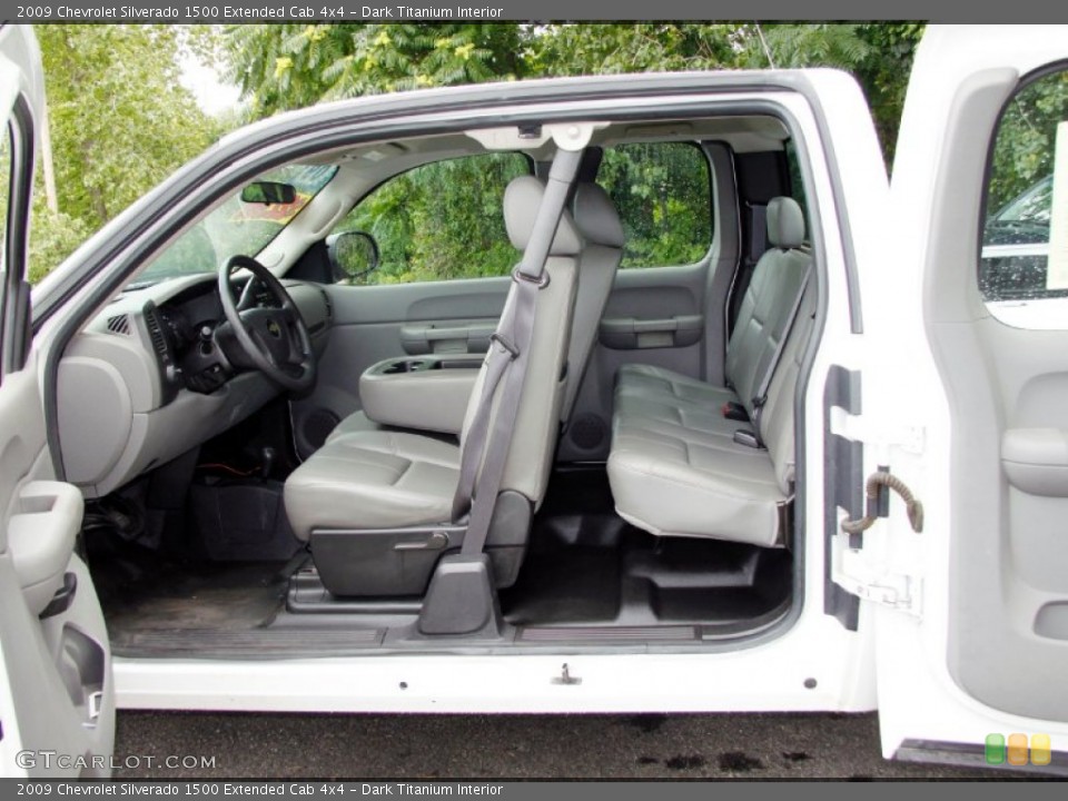 Dark Titanium Interior Photo for the 2009 Chevrolet Silverado 1500 Extended Cab 4x4 #52155723