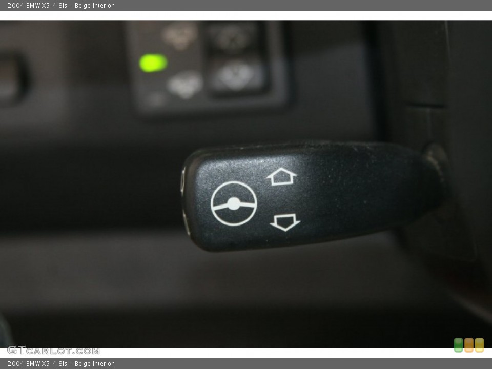 Beige Interior Controls for the 2004 BMW X5 4.8is #52156017