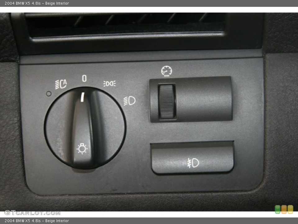 Beige Interior Controls for the 2004 BMW X5 4.8is #52156086