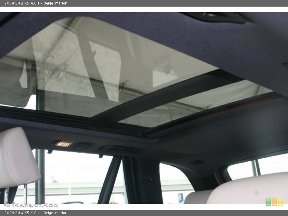 Beige Interior Sunroof for the 2004 BMW X5 4.8is #52156095